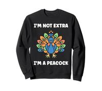 Humor peacock animals minimalist simple i'm a peacock Felpa