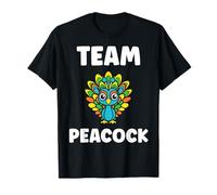 Humor peacock animals minimalist simple team peacock Maglietta