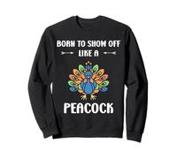 Humor peacock animals quote like a peacock Felpa
