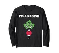 Humor radishes minimalist vegetable simple i'm a radish Maglia a Manica