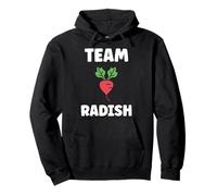 Humor radishes minimalist vegetable simple team radish Felpa con Cappuccio