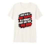 Humor retrò Then Nacque Graphic Design Adult One Liners Maglietta Premium