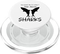 Humor Shark You Want Me To Listen Parlare di squali Divertente PopSockets PopGrip per MagSafe