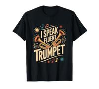Humor Shirts I Speak Fluent Tromba Music Maglietta