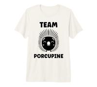 Humor Simple Minimalist Cute Rodent Team Porcupine Maglietta Premium