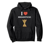 Humor Small Bread Breadstick Simple i Love Breadsticks Felpa con Cappuccio