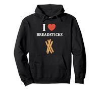 Humor Small Bread Breadstick Simple i Love Breadsticks Felpa con Cappuccio