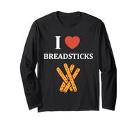 Humor Small Bread Breadstick Simple i Love Breadsticks Maglia a Manica