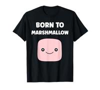 Humour marshmallow sucre amour Born to marshmallow Maglietta