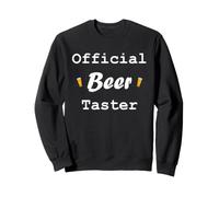 Humour Official Beer Taster Funny Drinking Beer Felpa