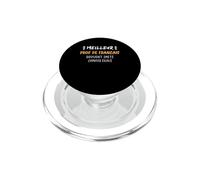 Humour Professeur de langue meilleur prof de français PopSockets PopGrip per MagSafe