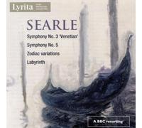 Humphrey Searle Searle: Symphony No. 3 'Venetian'/Symphony No. 5/... (CD) Album