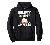 Humpty Dumpty è Stato spinto per la cospirazione Felpa con Cappuccio