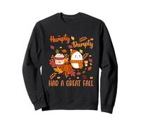 Humpty Funny Dumpty ha Avuto Un Ottimo Autunno Buon Autunno Halloween Felpa