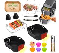 HUMTEOXI Accessori per friggitrice ad aria Ninja, Accessori per friggitrice ad aria Ninja per Ninja Double Stack XL SL400EU 9,5L, Accessori per friggitrice ad aria a doppio cestino SL400EU SL400EUCP