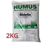Humus di lombrico biologico californiano substrato di coltivazione 2 kg 10 kg