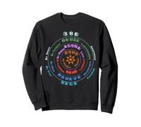 Huna Hawaiian Spiritual Symbols Mindset Saggezza Arte Felpa
