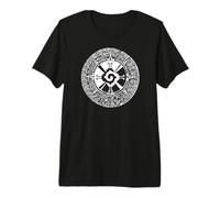 Hunab KU Aztec Maya Calendario Simbolo Maglietta Premium