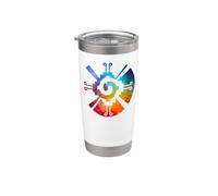 Hunab Ku Aztec Maya Galaxy Simbolo Bicchiere termico in acciaio inox doppia parete