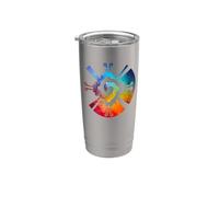Hunab Ku Aztec Maya Galaxy Simbolo Bicchiere termico in acciaio inox doppia parete