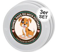 HUND IST KÖNIG® Coperchio per lattine - robusto coperchio per lattine mantiene il cibo fresco e trattiene gli odori | Coperchio per lattine per alimenti 400 g/coperchio per lattine 800 g