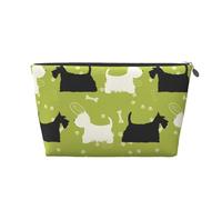 Hund sagoma Scottie Westie livello, Borsa da toilette Borsa per trucco Borsa per cosmetici Borsa da toilette da viaggio portatile