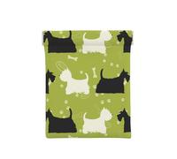 Hund sagoma Scottie Westie livello, Spremere il portafoglio superiore da donna Borsa portaoggetti Piccola portamonete Portamonete