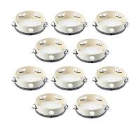 Hundnsney 10 Pezzi 6 Pollice Musicale Tamburino Rotondo Percussione Regalo per KTV Partito.