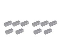 Hundnsney 10 Pezzi Serie Effetti Chitarra Pedal Scatola di Calpestio in Alluminio Cassa per Set Pedale Chitarra Fai da te 1590A