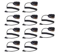Hundnsney 10 x microfono altoparlante microfono per UV-5R UV5R UV-5RE UV-B6 -UVB2 bidirezionale