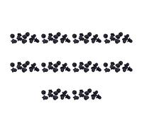 Hundnsney 100 x antipolvere per presa microfono Dvd Audio Jack 6,35 mm in gomma, colore: Nero