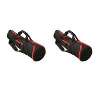 Hundnsney 2 x Borsa da Treppiede Nero Fotocamera Borsa da Vescica da Viaggio per Fotografia Borsa di Protezione Treppiede 80 cm, Nero e rosso, 80 cm