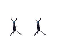 Hundnsney 2 x Supporto per sassofono pieghevole portatile con base per gambe in metallo pieghevole per sassofono Alto