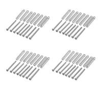Hundnsney 32 pezzi M2.5X32MM Pick-up per chitarra elettrica di Humbucker e regolazione 'altezza vite e molla, passo 0,4 mm,
