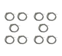 Hundnsney 40 Pezzi Accessori Parti di Chitarra Basso Corde In Acciaio Calibro Placcato Corda Chitarra Accessori Musica per Chitarra Basso