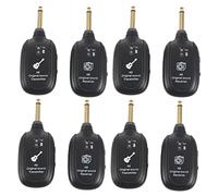 Hundnsney 4X Ricevitore di per chitarra UHF integrata ricaricabile