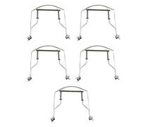 Hundnsney 5 x supporto per collo di , 10 fori, arpa blu bocca, supporto per organo, supporto per , colore: