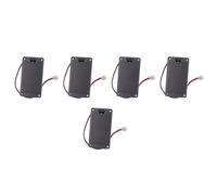 Hundnsney 5X 9V Piatto Chitarra Pick-up Coperchio della Batteria Scatola di Tenuta della Batteria di Immagazzinaggio per Chitarra Elettrica Accessorio per Bass