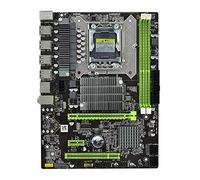 Hundnsney Scheda Madre Computer X58, Scheda Madre Set di Giochi per Computer Desktop Memoria RECC DDR3 Un 1366 Pin, Supporto per I7CPU X5650