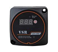 Hundnsney Vklopdsh Digital Display 12V 140A Dual Battery Smart Isolator Voltage Sensitive Relay Battery Isolator for ATV, UTV, Boats, RV's