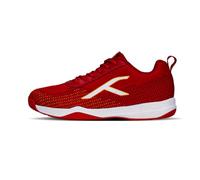HUNDRED Blade Lite, Badminton Shoes Unisex-Adulto, Red/Orange/White, 46 EU