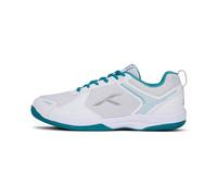 HUNDRED Court Star Non-Marking Professional Badminton Shoes for Mens (White/Lt Green, EU 39/UK 6/US 7) | X-Cushion Protection | Suitable for Indoor Tennis/Squash/Table Tennis/Basketball & Padel