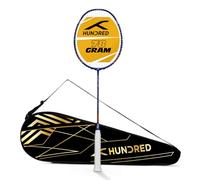 HUNDRED Glory Limited Edition Strung - Racket per badminton (blu navy, standard), unisex, materiale: fibra di carbonio, con copertura completa