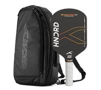 HUNDRED Phantom 80 Xtend - Racchetta da pickleball, nucleo da 13 mm, gioco potente, con custodia inclusa (nero/arancione)