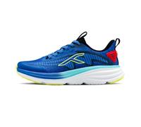 Hundred Soft Stride Scarpe Multiuso | Corsa, Camminata, Palestra e Jogging | D-Soft Comfort Cushioning | Tomaia HyperKnit | Tecnologia Fusion | Blu Navy/Lime/Rosso | 10 UK / 11 US / 44 EU
