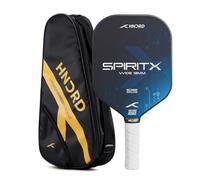 HUNDRED Spirit-X - Racchetta da pickleball, nucleo da 13 mm, Power-Play, con custodia inclusa (nero/marino)