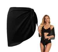 Hundredweat Abito da Spiaggia da Donna, Spiaggia Pareo Sarong Coprire Gonne Bikini Cover Up Multiuso Copricostume Donnas Mare Copricostume Corto del Chiffon da Spiaggia per Vacanza Party Beachwear