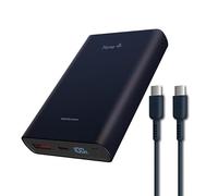 HUNE Halcon 10 Power Bank 10.000 mAh, ricarica rapida 22 W PD & QC, display LED digitale, compatto e portatile, plastica riciclata