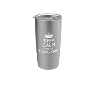 Hung Gar Beginners 'Keep Calm And Do Hung Gar!' Detto divertente Bicchiere termico in acciaio inox doppia parete