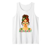 Hungarian Girl Hungary Flag Hungarian Girlfriend Wife Canotta